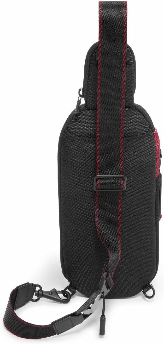 imageTUMI Alpha Bravo Esports Pro Sling Bag Gaming Bag for Handheld Gaming Devices 120 X 58 X 25 BlackRed Ombre