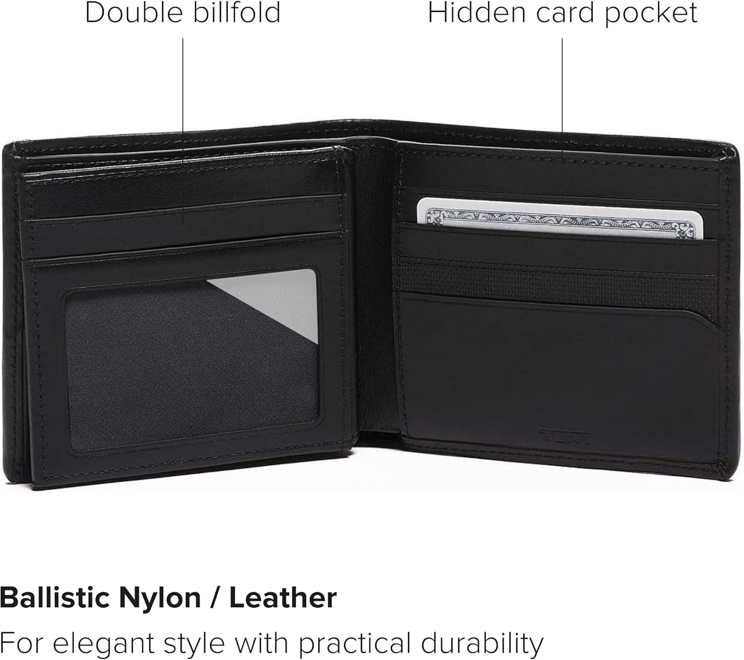 imageTUMI Alpha Global Center Flip Passcase Wallets for Men Organized Bill Compartment amp Hidden Pocket 38 X 48 X 10 BlackBlack