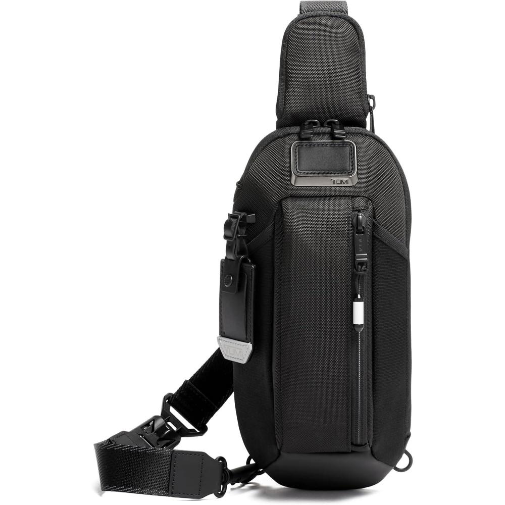 imageTUMI Alpha Bravo Esports Pro Sling Bag Gaming Bag for Handheld Gaming Devices 120 X 58 X 25 BlackBlack