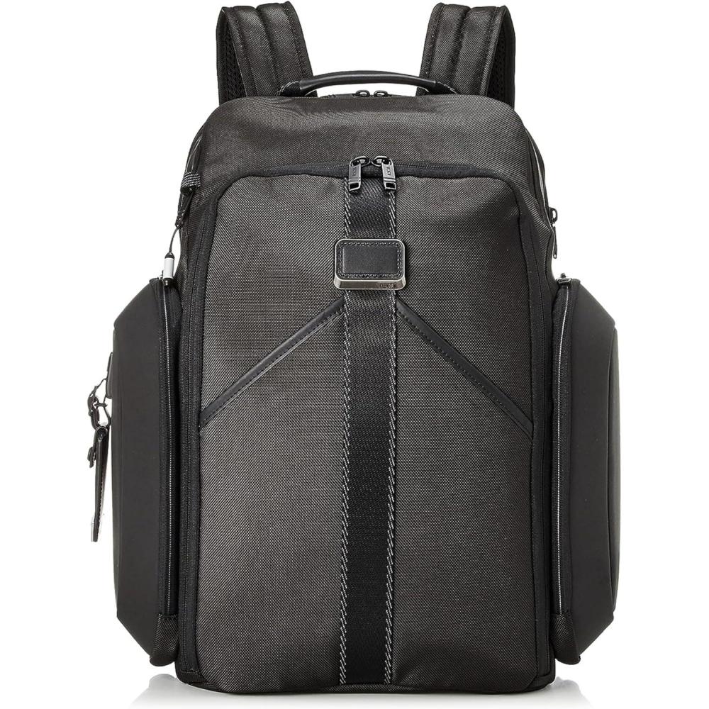 imageTUMI  Alpha Bravo Pro Large Backpack  Expandable Travel and Commute Gaming and Tech Bag  Fits up to 15 Laptop  BlackBlack