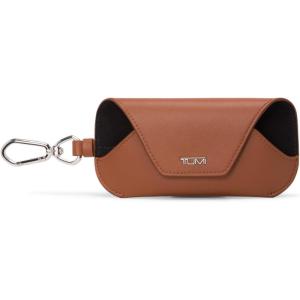 TUMI – Belden Leather Sunglass Charm – Women’s Eyewear Case with Clip(Sienna)