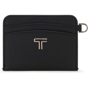 TUMI womens Card Case(Black/Gunmetal)