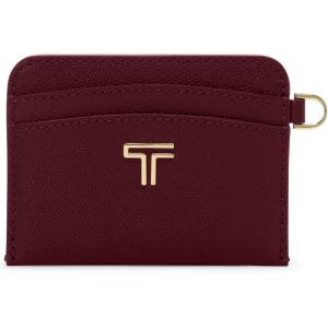 TUMI womens Card Case(Wine)