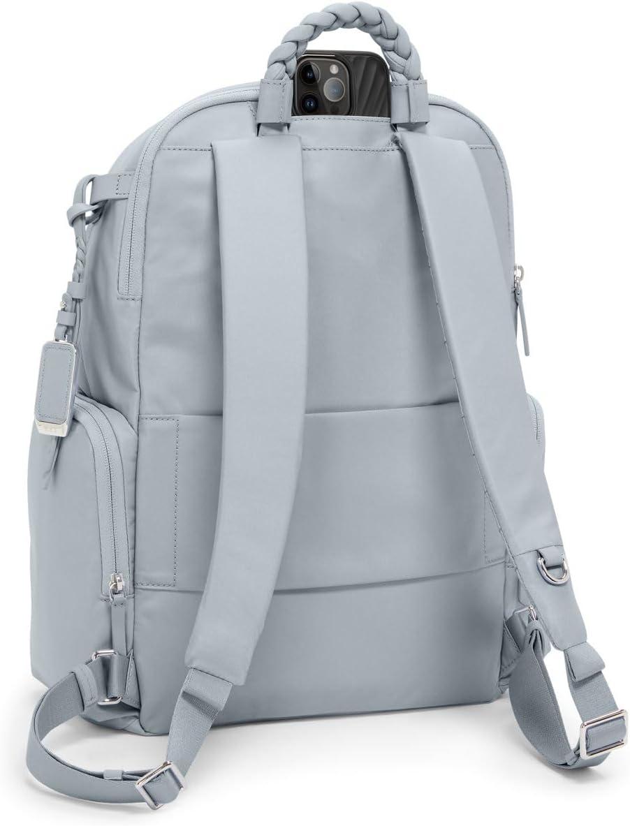 imageTUMI Voyageur Celina Backpack Womens Work and Travel Bag 160 X 106 X 65 Holds Up to 16 Laptop BridleHalogen Blue