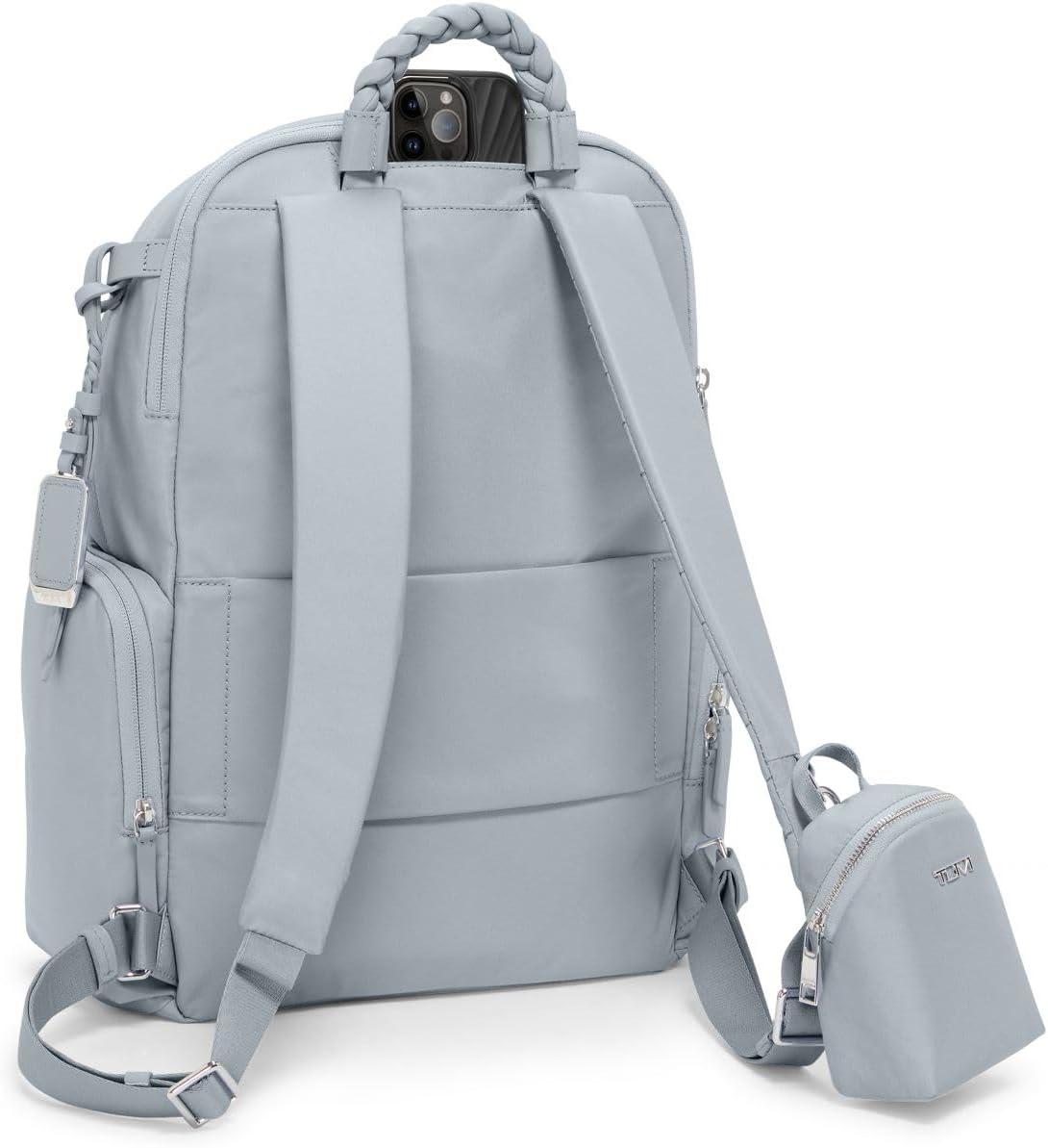 imageTUMI Voyageur Celina Backpack Womens Work and Travel Bag 160 X 106 X 65 Holds Up to 16 Laptop BridleHalogen Blue