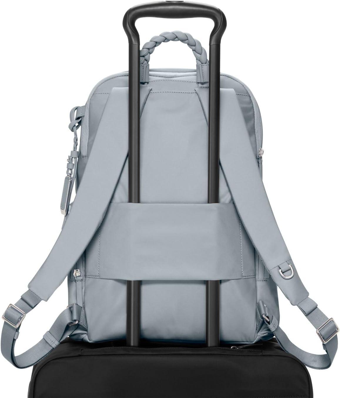 imageTUMI Voyageur Celina Backpack Womens Work and Travel Bag 160 X 106 X 65 Holds Up to 16 Laptop BridleHalogen Blue