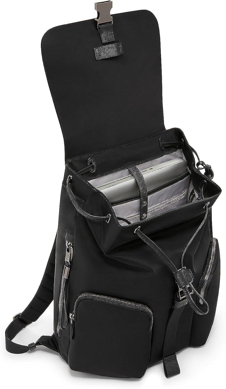 imageTUMI Voyageur Ramsay Backpack Womens Fashion Bag for Travel Business Work Fits up to 14 Laptop 150 X 118 X 60 BlackGunmetalBlack