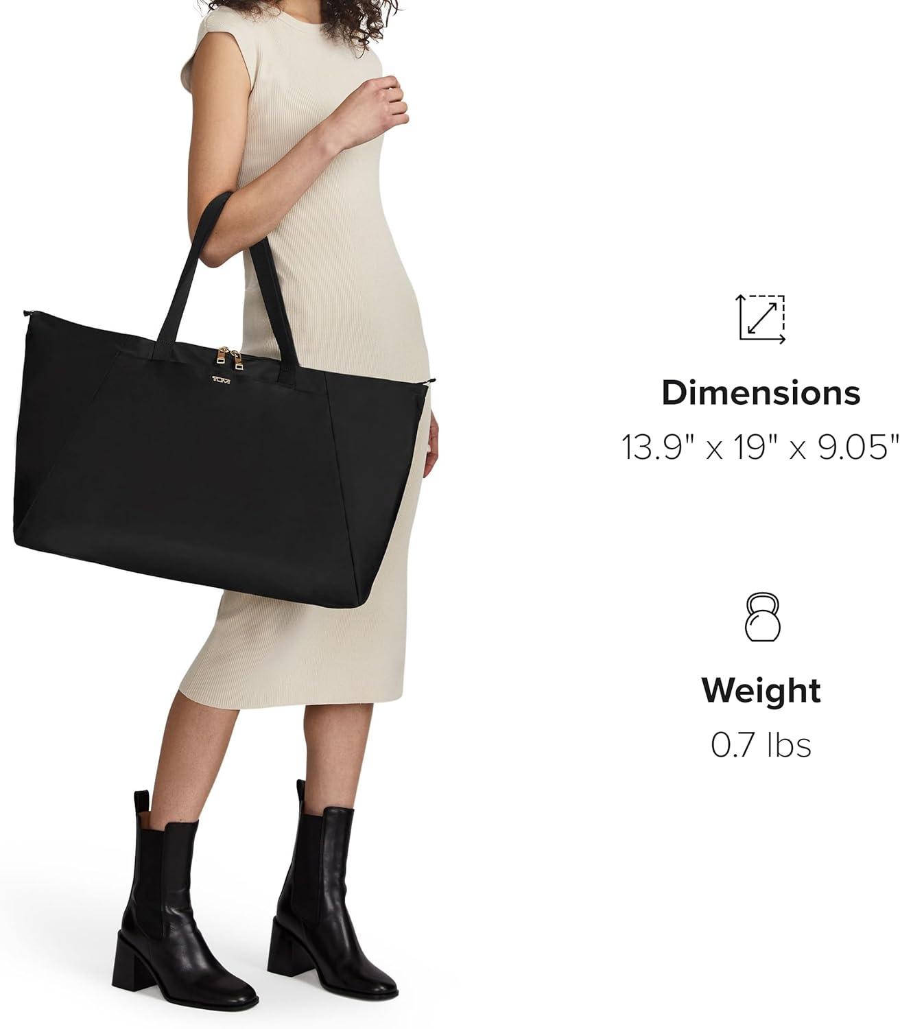 imageTUMI Just In Case Tote Small Packable Travel Tote Bag for Women amp Men Carry Travel Accessories EasilyFuschia