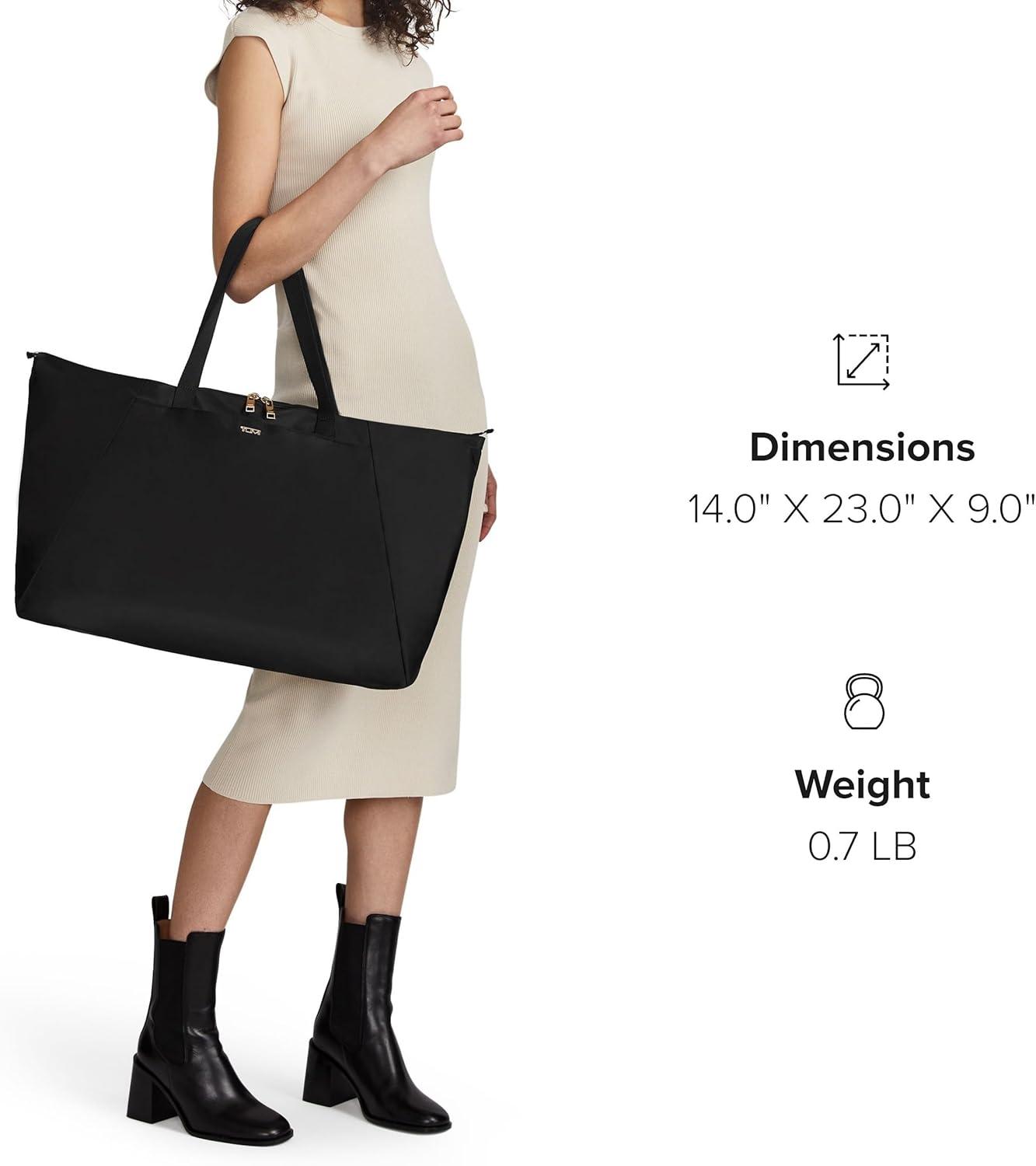 imageTUMI Just In Case Tote Small Packable Travel Tote Bag for Women amp Men Carry Travel Accessories EasilyLight Mauve