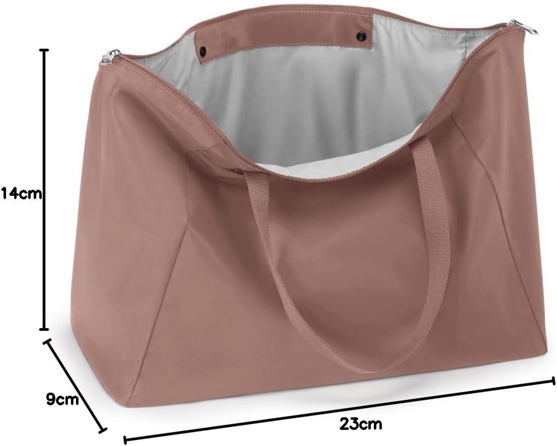 imageTUMI Just In Case Tote Small Packable Travel Tote Bag for Women amp Men Carry Travel Accessories EasilyLight Mauve