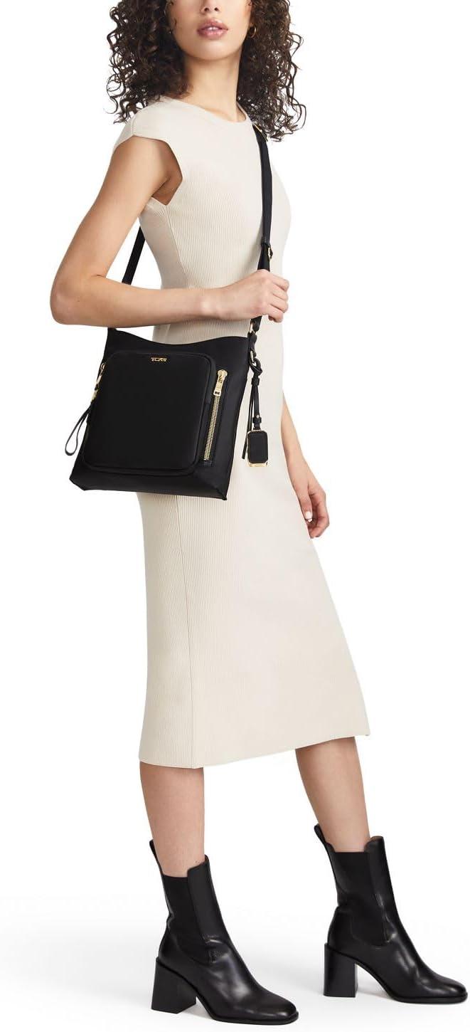 imageTUMI womens Tyler Crossbody Business Travel Bag Stain WaterResistant NylonDeep Plum