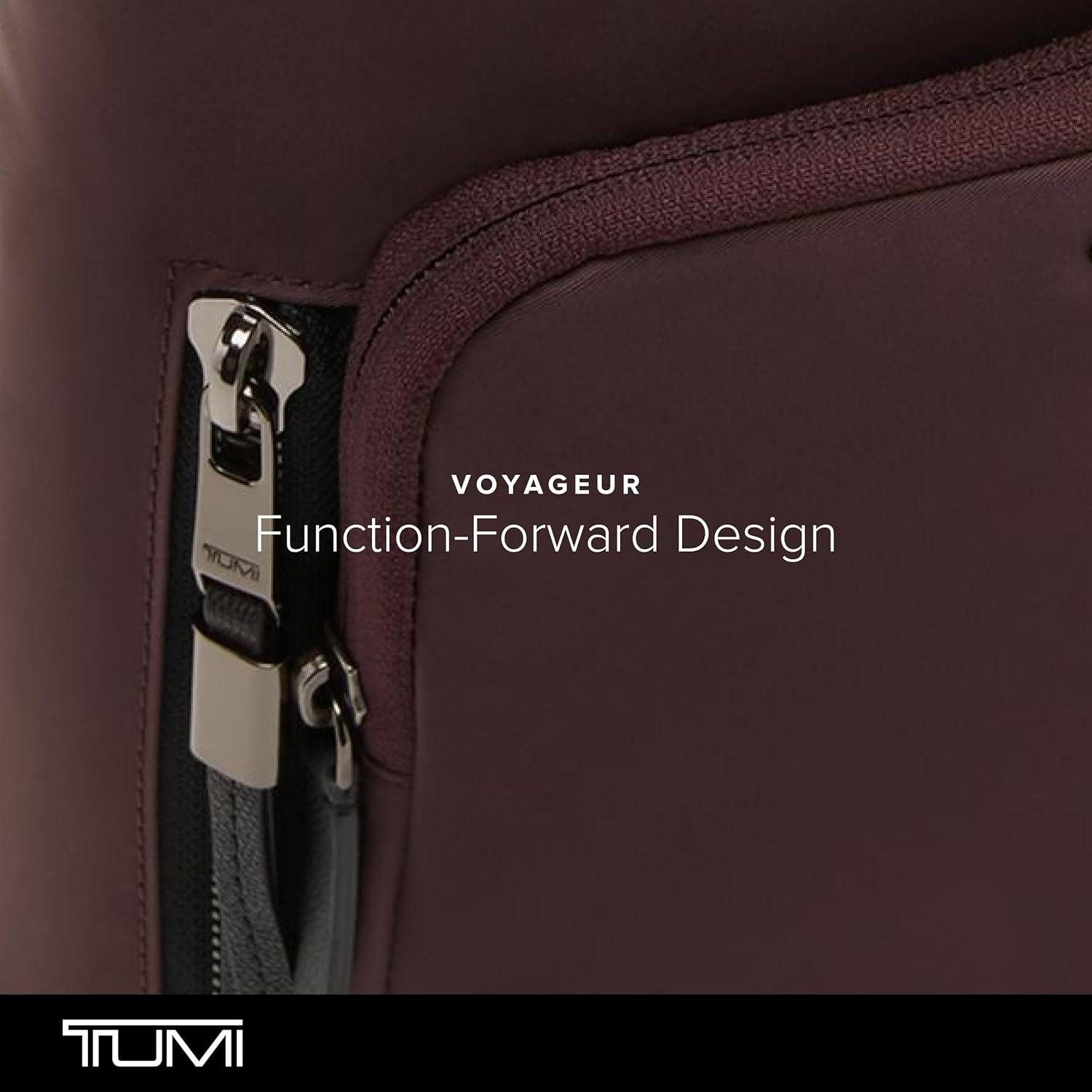 imageTUMI womens Tyler Crossbody Business Travel Bag Stain WaterResistant NylonDeep Plum