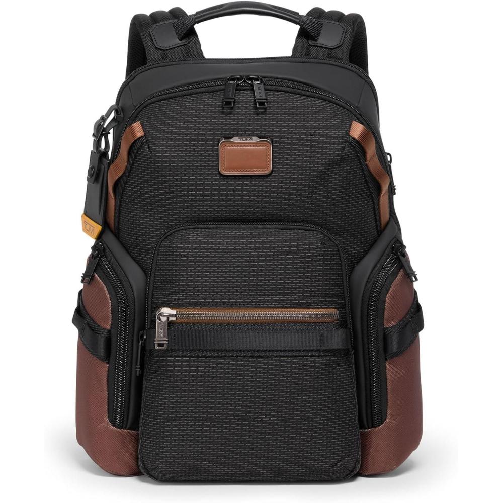 imageTUMI  Alpha Bravo Navigation Backpack  Everyday Travel Backpack  Fits Up to 15 Laptop  160 X 140 X 73BlackOnyx