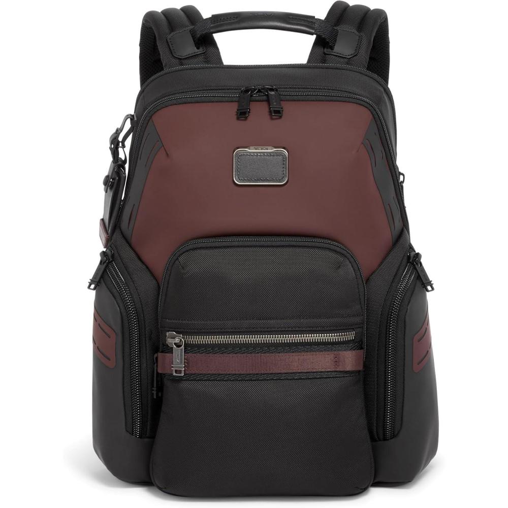 imageTUMI  Alpha Bravo Navigation Backpack  Everyday Travel Backpack  Fits Up to 15 Laptop  160 X 140 X 73Oxblood