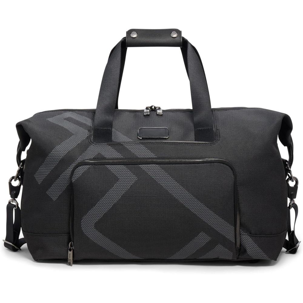 imageTUMI  Alpha Double Expansion Duffel  Business amp Weekend Travel Duffel Bag  Designed for Durability amp FunctionalityReflective TUMI Jacquard