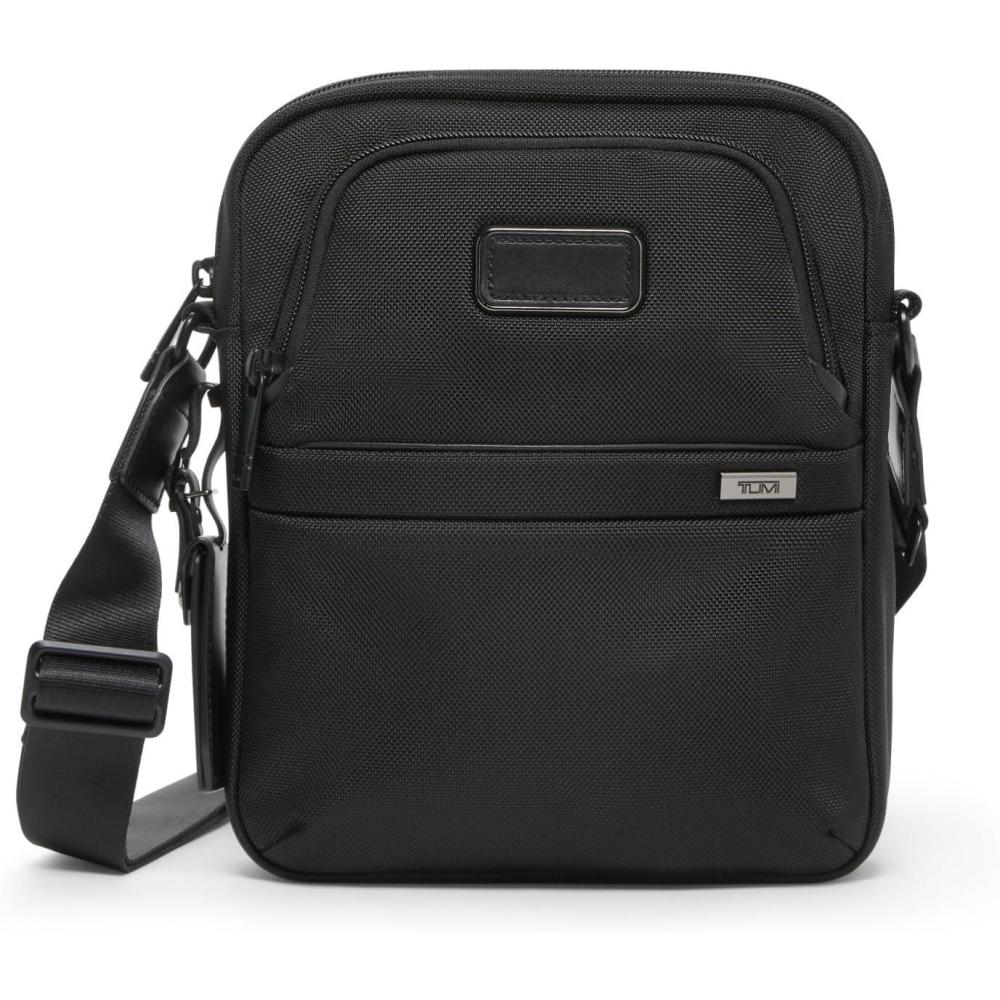 imageTUMI  Alpha Medium Crossbody  Mens Sleek Everyday Essentials Bag  Ballistic NylonBlack