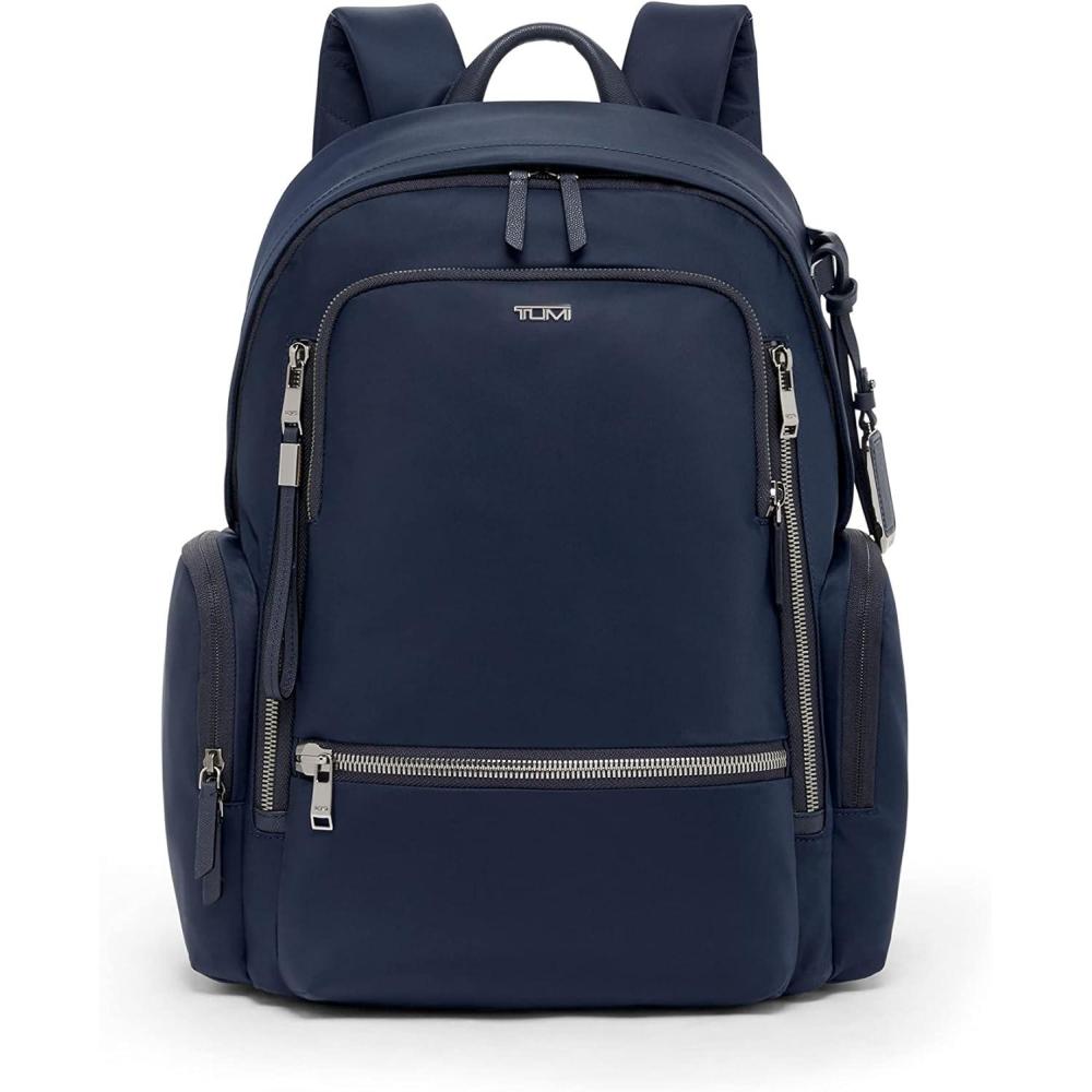 imageTUMI  Voyageur Celina Backpack  Womens Work and Travel Bag  160 X 106 X 65  Holds Up to 16 Laptop  BridleIndigo  Silver Hardware