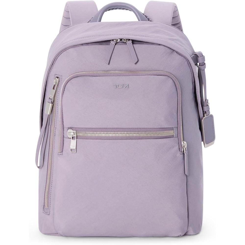 imageTUMI Voyageur Halsey Backpack Travel Backpack For Business Fashion Commute Holds Up to 14 Screens Black amp GoldLavender
