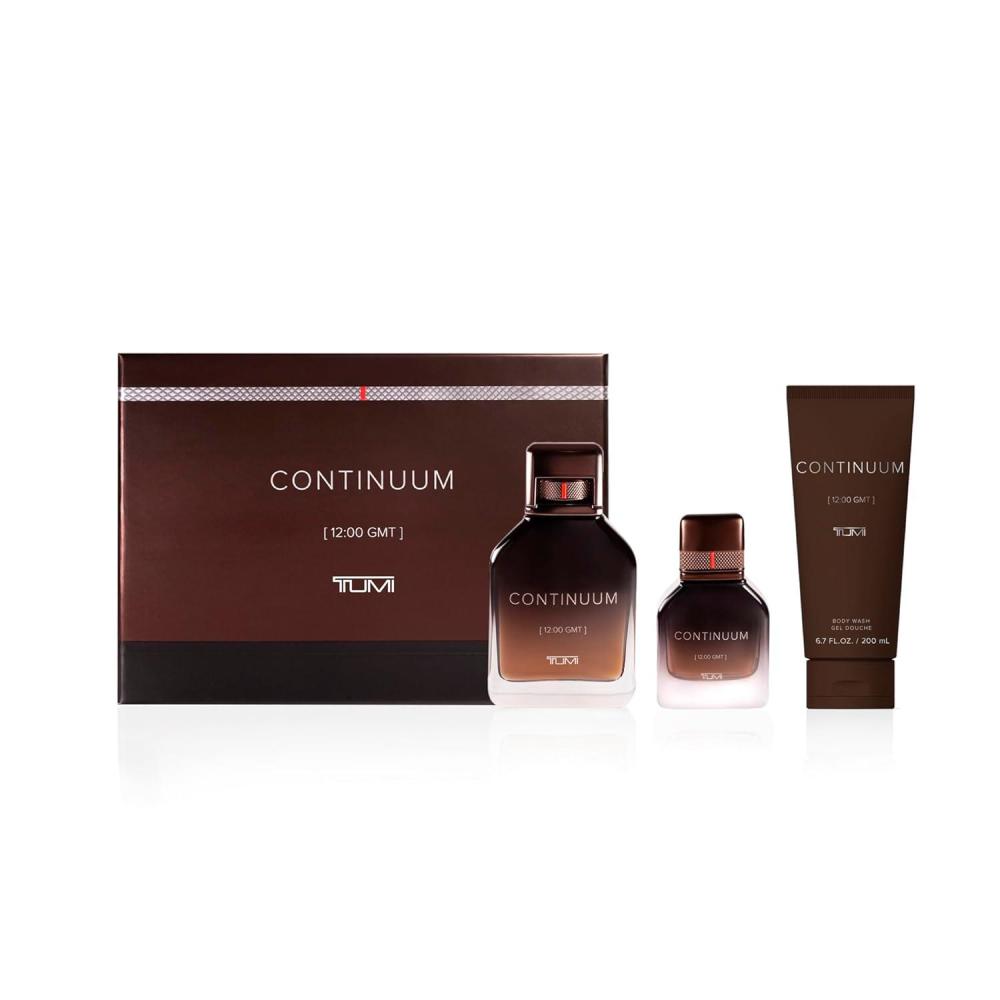 imageTUMI CONTINUUM 1200 GMT  Bold Cologne for Men with Smoky Fragrance  34 oz amp 10 oz Eau de Parfum 67 oz Body Wash