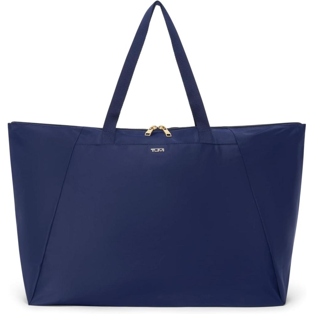 imageTUMI Just In Case Tote  Small Packable Travel Tote Bag for Women amp Men  Carry Travel Accessories EasilyIndigoLight Gold