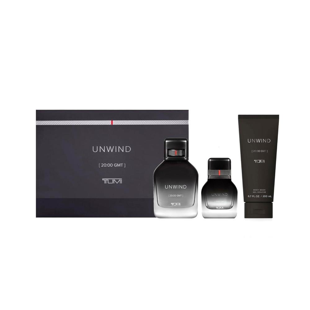 imageTUMI UNWIND 2000 GMT Gift Set  Warm Cologne for Men with Floral amp Woody Fragrance Notes  34 oz amp 10 oz Eau de Parfum37 Fl Oz Pack of 3