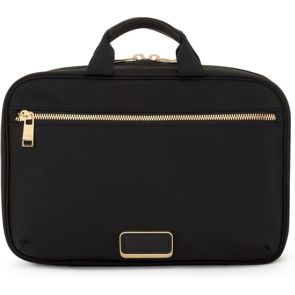 imageTUMI womens Madeline CosmeticBlack with Gold Hardware