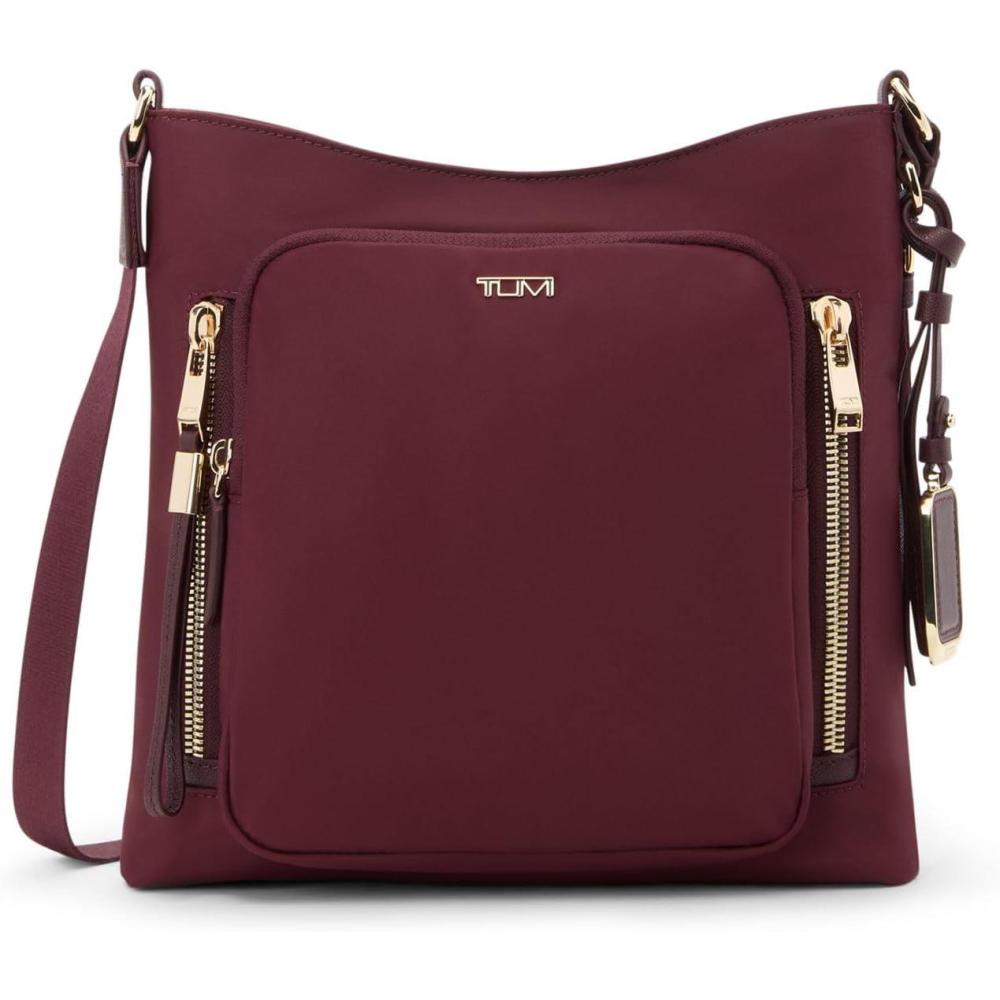 imageTUMI womens Tyler Crossbody  Business Travel Bag Stain WaterResistant NylonWine