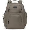 imageTUMI  Alpha Brief Pack  Mens and Womens Work and Travel Laptop Backpack with Padded Adjustable Strap  Fits Up to 15 Screen  Grey Alloy