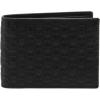 imageTUMI  Nassau Double Billfold Wallet  Mens Premium Leather Card Holder  RFID Protection  Black Textured Monogram