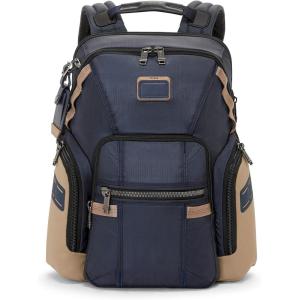 TUMI – Alpha Bravo Navigation Backpack – Everyday Travel Backpack – Fits Up to 15″ Laptop – 16.0″ X 14.0″ X 7.3″(Midnight Navy/Khaki)