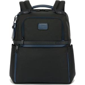 TUMI – Alpha Brief Pack – Men’s and Women’s Work and Travel Laptop Backpack with Padded Adjustable Strap – Fits Up to 15″ Screen – Black(Black/Navy)