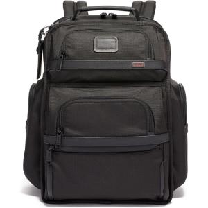 TUMI – Alpha Brief Pack – Men’s and Women’s Work and Travel Laptop Backpack with Padded Adjustable Strap – Fits Up to 15″ Screen – Black(Dark Black)