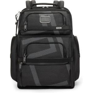 TUMI – Alpha Brief Pack – Men’s and Women’s Work and Travel Laptop Backpack with Padded Adjustable Strap – Fits Up to 15″ Screen – Black(Reflective Tumi Jacquard)