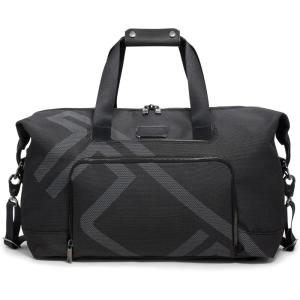 TUMI – Alpha Double Expansion Duffel – Business & Weekend Travel Duffel Bag – Designed for Durability & Functionality(Reflective TUMI Jacquard)