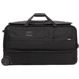 TUMI – Alpha Large Split 2-Wheeled Duffel – Men’s Rolling Travel Bag with Split Compartments – Black(Black)