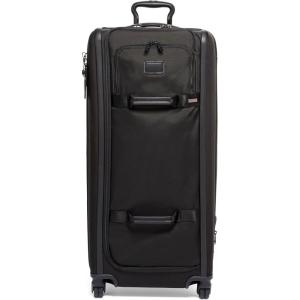 TUMI – Alpha Tall 4-Wheeled Duffel Packing Case – Hybrid Travel Suitcase with Integrated Shelving – Black(Black)