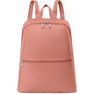 TUMI – Just In Case Foldable Backpack – Lightweight, Compact Travel Backpack – For One Bag Travel – 15.5″ X 12.3″ X 4.5″ – Black with Gold Hardware(Pink Clay)