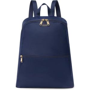 TUMI – Just In Case Foldable Backpack – Lightweight, Compact Travel Backpack – For One Bag Travel – 15.5″ X 12.3″ X 4.5″ – Indigo(Indigo/Light Gold)