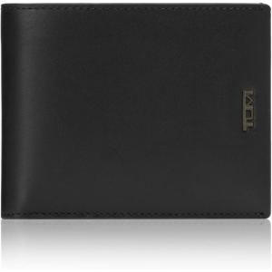 TUMI – Nassau Global Double Billfold Wallet – Card Holder Wallet for Men & Women – With ID Window – Nappa Leather Material(Black Smooth)