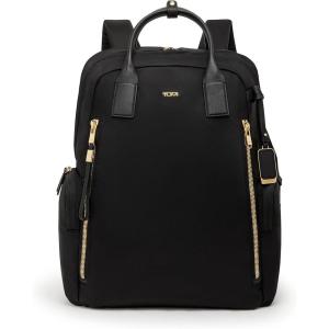 TUMI – Voyageur Atlanta Backpack – Travel Backpack for Women – For Business, Commute – Holds Up to 17″ Laptop – Black & Gold Hardware(Black/Gold)
