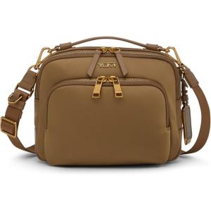 TUMI – Voyageur Teghan Crossbody – Women’s Compact Everyday Purse with Leather Trim(Copper)