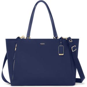 TUMI – Voyageur Valetta Large Tote(Indigo/Light Gold)