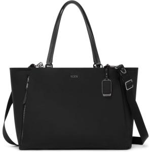 TUMI – Voyageur Valetta Tote – Women’s Carryall Bag, Lightweight and Roomy, Functional Purse for Everyday, Business & Travel – Large, Black & Gunmetal