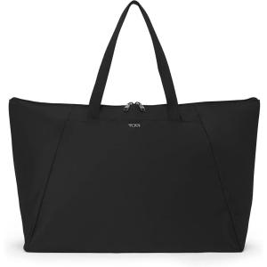 TUMI Just In Case Tote – Small Packable Travel Tote Bag for Women & Men – Carry Travel Accessories Easily(Black/Gunmetal)