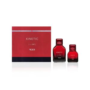 TUMI KINETIC [–:– GMT] – Masculine & Spicy Cologne for Men with Smoky & Woody Notes – 3.4 oz & 1.0 oz Eau de Parfum(2.2 Fl Oz (Pack of 2))