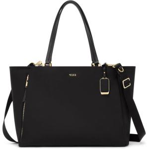 TUMI Women’s Valetta Large Tote(Black/Gold)