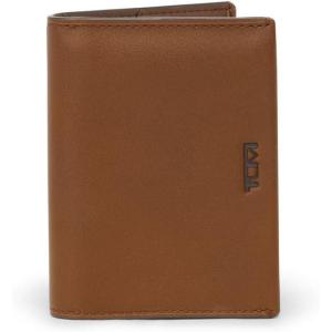 Tumi Mens L-Fold Black Embossed One Size(Cognac)