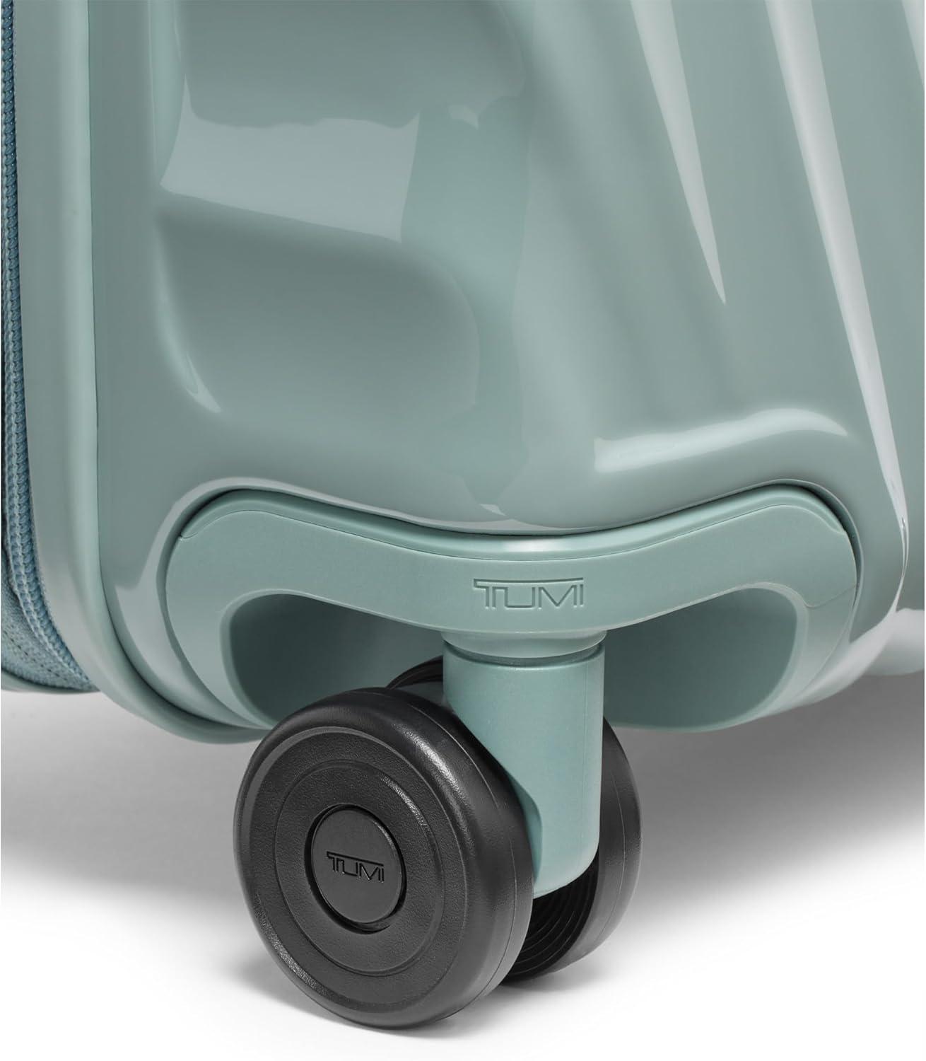 imageTUMI 19 Degree International Expandable 4 Wheeled CarryOn Hard Shell Suitcase 218 X 140 X 90 Matte Black TextureTHYME