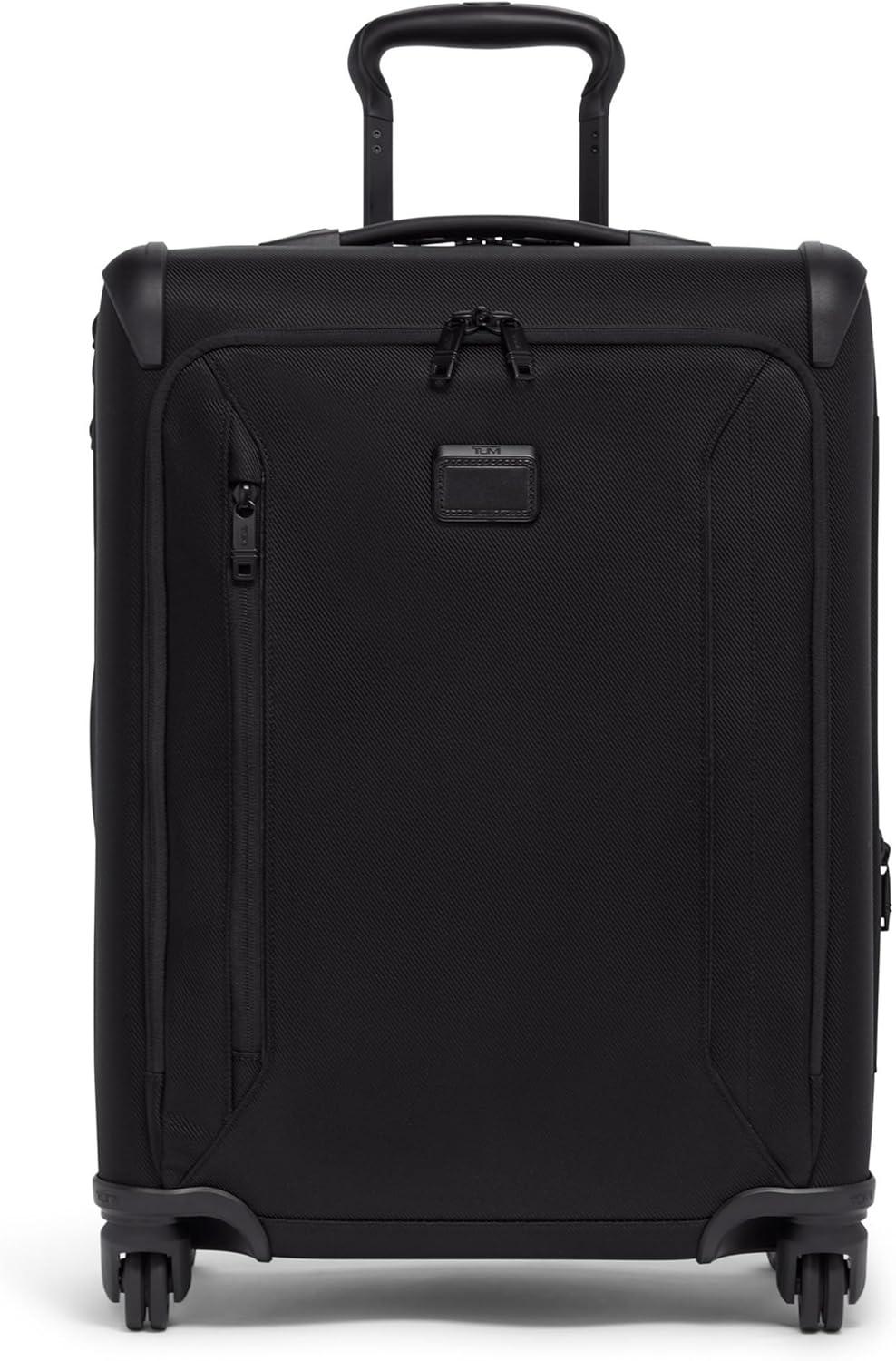 imageTUMI Aerotour 4 Wheel Expandable Luggage Mens and Womens Lightweight Business and Leisure Travel Suitcase 2175 Continental Expandable CarryOn BlackBlack