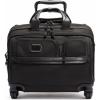 imageTUMI  Alpha Deluxe 4 Wheeled Laptop Case Brief  Laptop Bag with Wheels  Travel Briefcase with Expandable DesignBlack